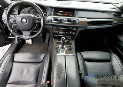 2014 BMW 750 I z USA, uszkodzony, nr VIN WBAYA8C5XED825255